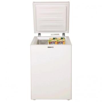 Hs210520 congelatore orizz.,classe a +, 104 lt, bianco  -  beko -