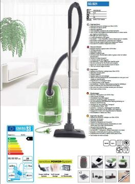 Aspirapolvere sacchetto, hepa, serb. 3,5lt., 700w - beper