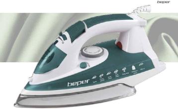 Ferro da stiro, 2200w, piastra  ironsteel, autoclean, vapore continuo - beper