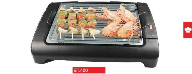 Barbeque elettrico 1950w, 2 livelli di cottura - beper