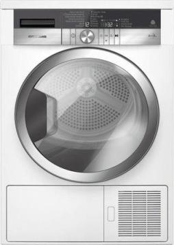 Asciugatrice 8kg,a+++,14 pr,pompa di calore,diplay lcd, inverter,bianco - grunding-
