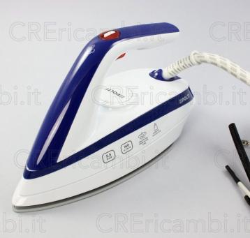 Ferro bianco/blu c/ntc piastra ceramica - polti