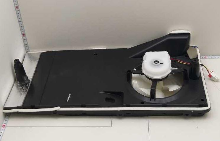 Assieme cover evaporatore freezer posteriore con motore ventola per frigo - samsung
