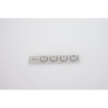 Tastiera c.esz3v silver 9,5x9,5s.s.frk+g per cappa - elica